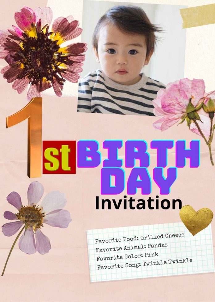 1st Birthday Invitation Message 1st Birthday Invitation Message